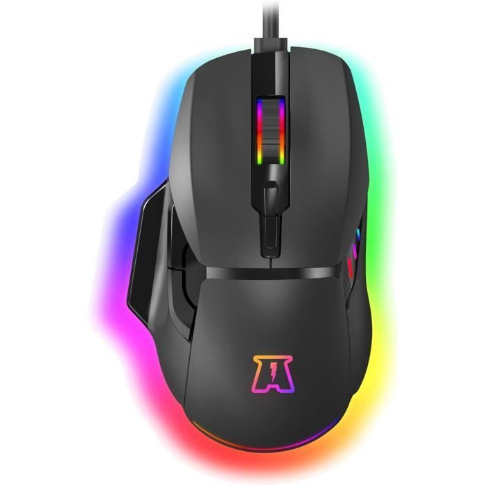 Souris Gaming Filaire Akuma Otaku M05 – 12800 DPI, 7 Boutons Programmables - vue 5