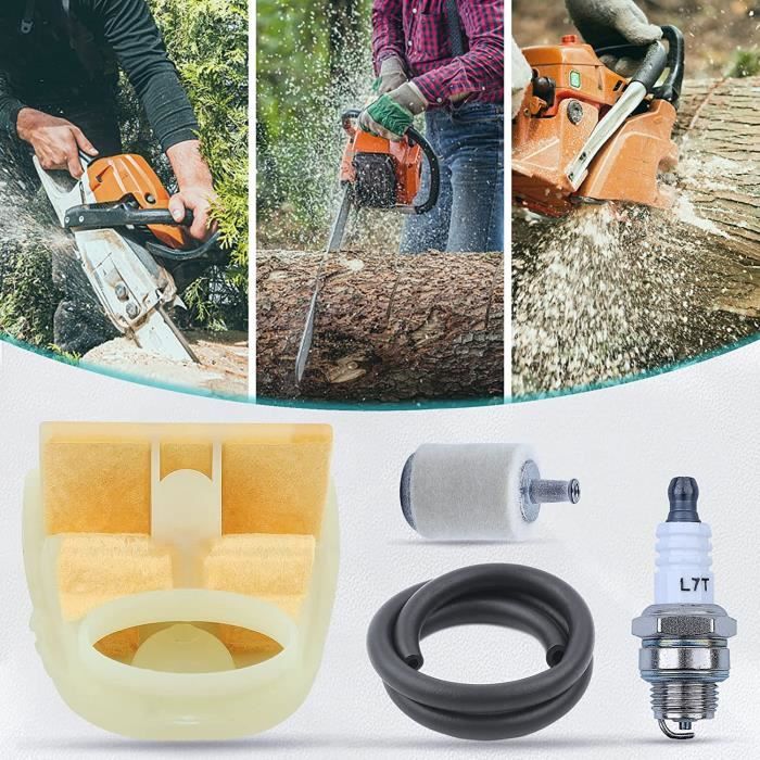 BOUGIE D'ALLUMAGE AIR Kit Filtre Carburant Ligne Tronçonneuse Neuf BOUGIE D'ALLUMAGE AIR Kit Filtre Carburant Ligne Tronçonneuse Neuf