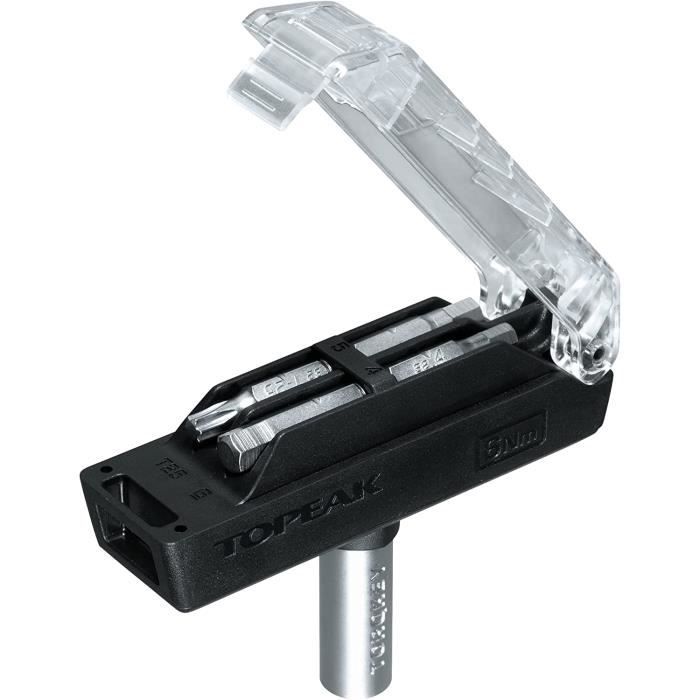 Topeak Clé Dynamométrique Torque 6 - Couple 6Nm Avec 4 Embouts Pour Vélo