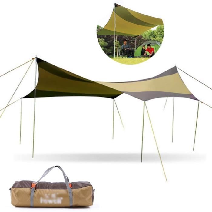 Campair Tarp-Eau Densité bâche de tente bâche UV Protection 300 x 300 cm comme neuf 