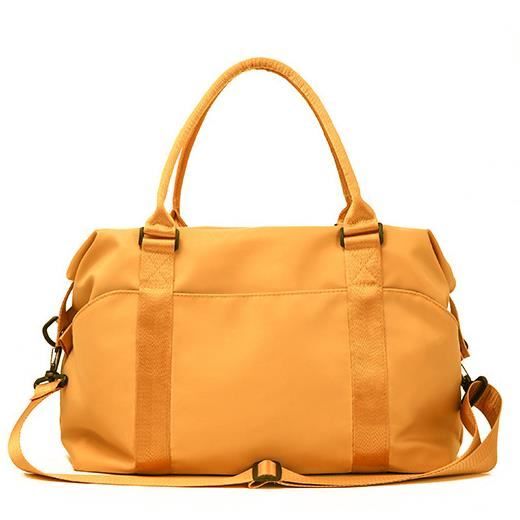 JAUNE Grand Sac De Voyage Pour Femme En Nylon A La Mode Accessoire Fourre tout Bandouliere Impermeable