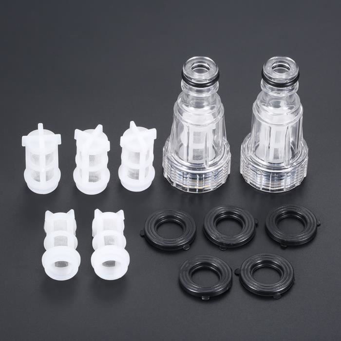 Filtre à Eau Transparent Et Noir Pour Nettoyeurs Haute Pression Karcher K2 à K7 - Neuf