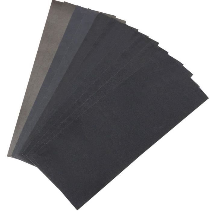 Papier Abrasif 5000 Mm Lot De 15 Feuilles De Papier Abrasif Humide Et