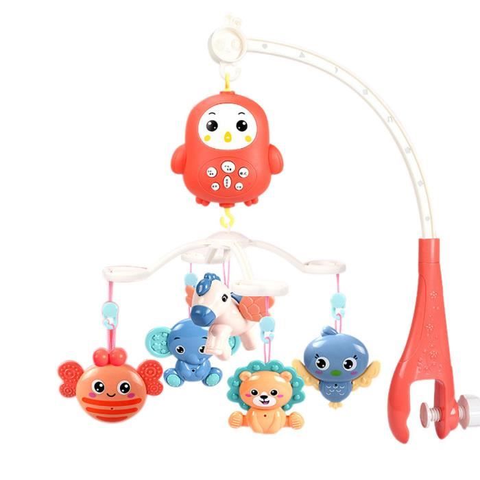 Bebe Jouets Mois Berceau Mobile Avec Telecommande Musique Lit Cloche Animal Hochet Apprendre Les Jouets Educatifs Jeu Cdiscount Jeux Jouets