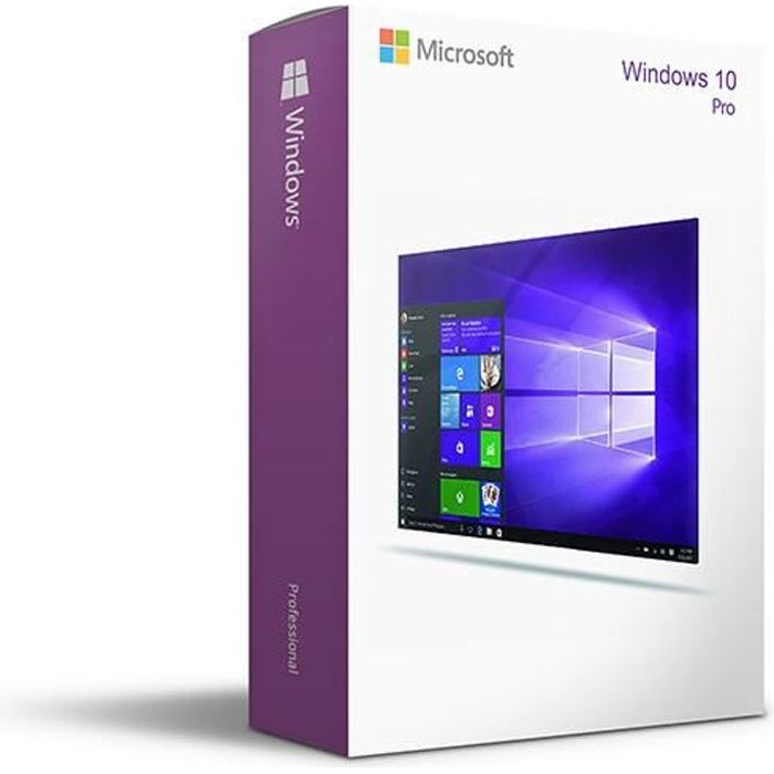 Windows 10 Professionnel – 32/64 bits – Logiciel téléchargeable