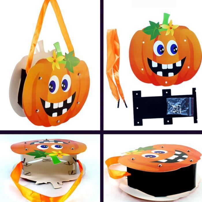 Papier Mignon Bricolage Halloween Sac De Bonbons Paquet Enfants Party Sac  De Rangement De Sucre C - Cdiscount Maison