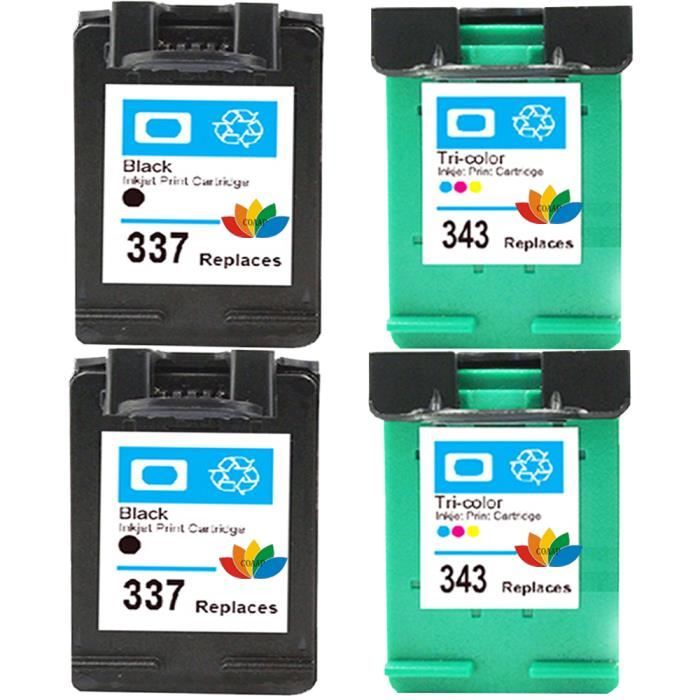 2 Set Pour Cartouche D Encre Hp 337 343 Pour Photosmart C4180 C4190 2575 8050 D5160 Deskjet 6940 D4160 Imprimante A Cartouche D Encr Prix Pas Cher Cdiscount Bonjour, je possède une imprimante hp photosmart c5280, depuis quelqu. 2 set pour cartouche d encre hp 337 343 pour photosmart c4180 c4190 2575 8050 d5160 deskjet 6940 d4160 imprimante a cartouche d encr