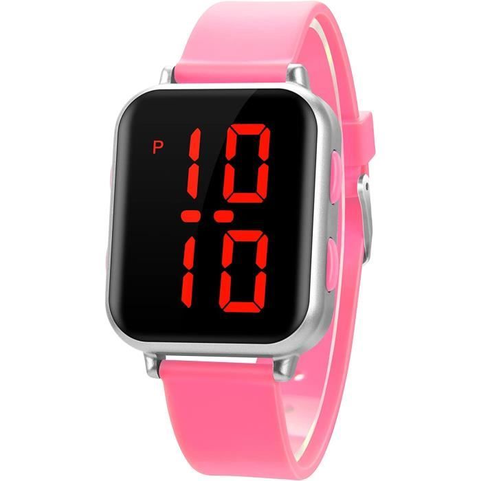 Montre digitale femme waterproof sales