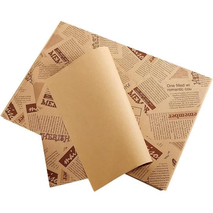 100 Pcs Papier D'emballage Alimentaire Graisse Étanche Deli Sandwich
