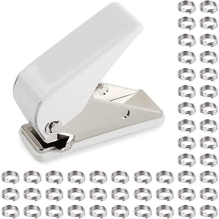 Dart Flight Hole Punch + 50 Anneaux De Queue Dart Flight Set Poinçon