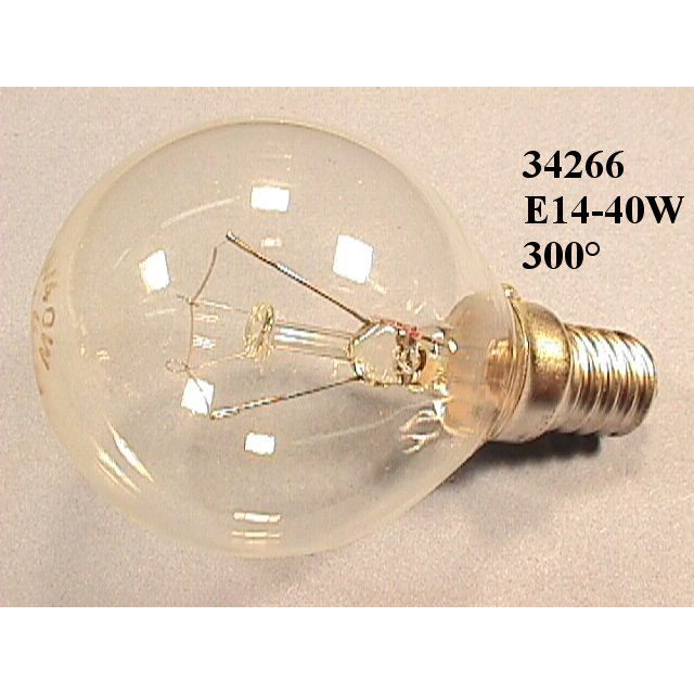 34266. AMPOULE FOUR E 14 40 W 230 V 300°
