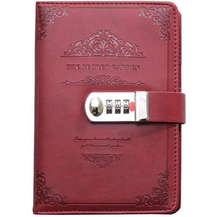 Wonderpool A6 Carnet De Notes Cuir Reliure 6 Anneaux Rechargeable - Journal Violet