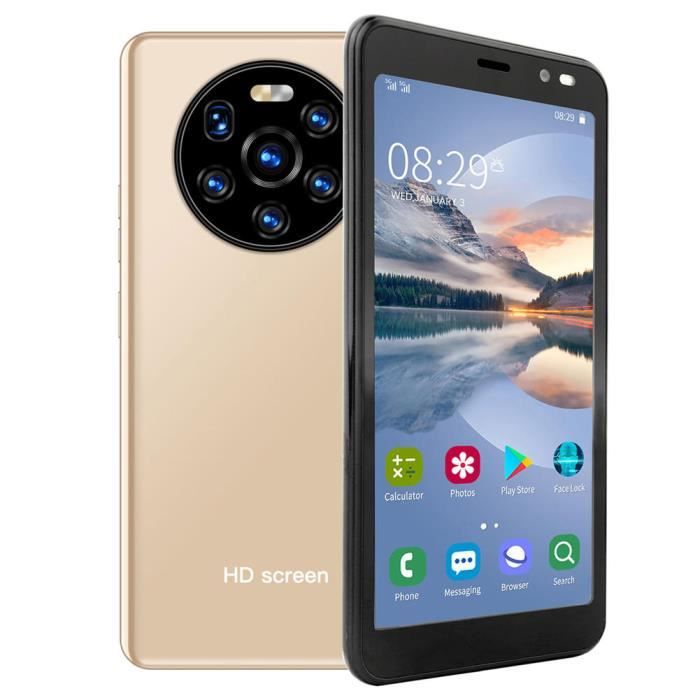 ARAMOX Téléphone intelligent LANDVO mate40 pro Smartphone Double Carte