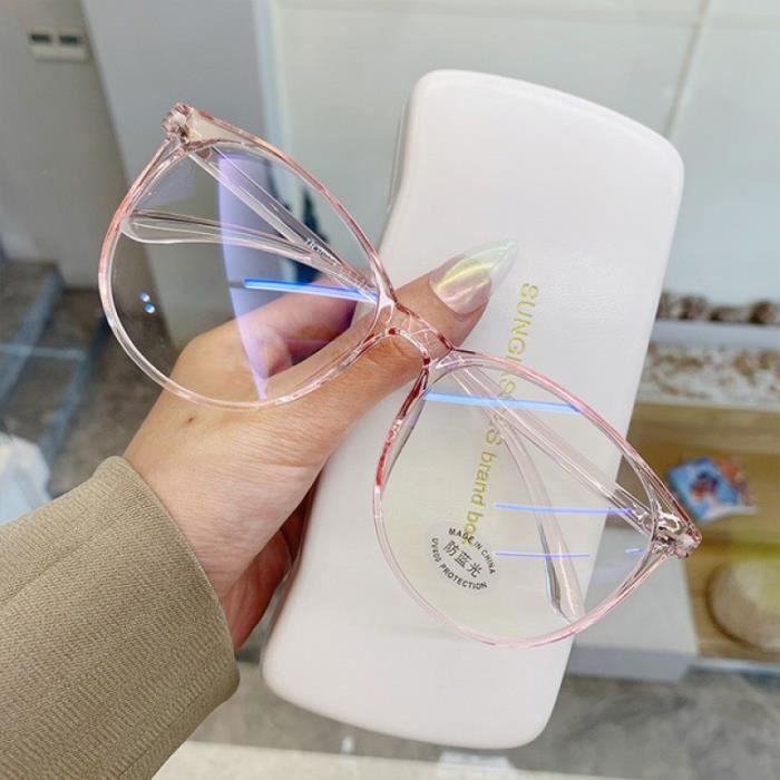 Forepin/® Lunettes de Vue Rondes Unisex Cadre Frame Lentille Claire pour Homme et Femme Vintage Caf/é