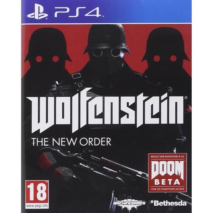 Bethesda Wolfenstein : The New Order Jeu PS4