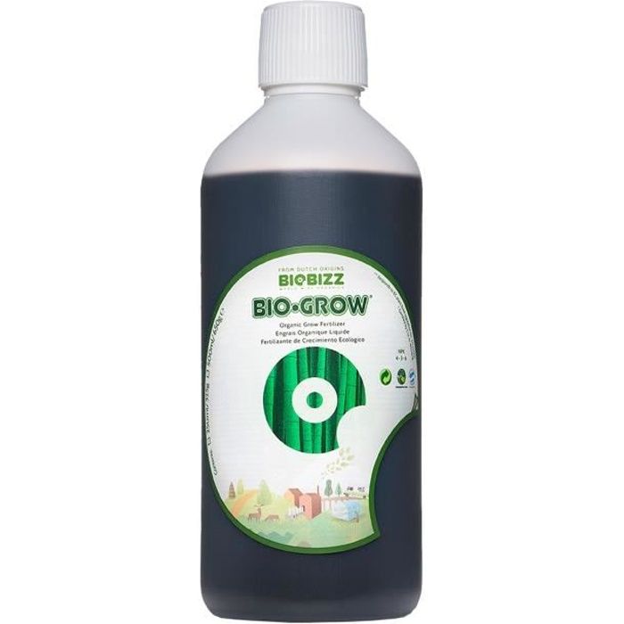 Engrais de croissance Bio-Grow - BIOBIZZ - 500 ml - Universel - Engrais - Indoor et Outdoor