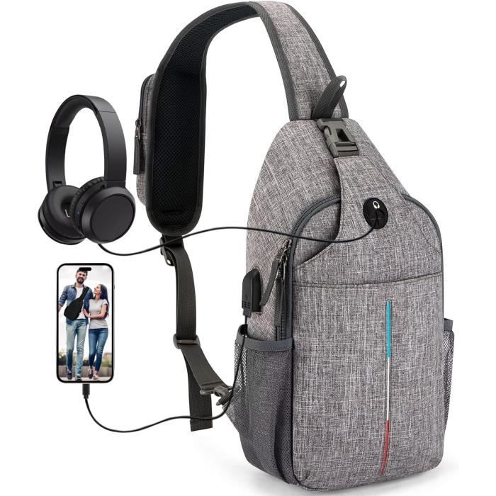 Sac Banane Antivol Rotateepic Pour Homme - Style Streamline Fibre De Carbone, Multicolore, Neuf Avec étiquette