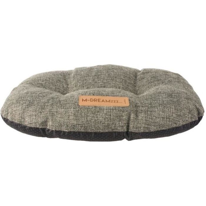 Meilleurs prix pour MPETS Coussin oval Oleron XXL - Gris anthracite - Pour chien