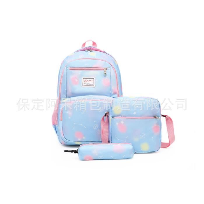 Sac a Dos Scolaire Ecole Sac Crayon+ sac ?� bandouli?�re Lycee Gar?�on Enfant Ado Fille Primaire 