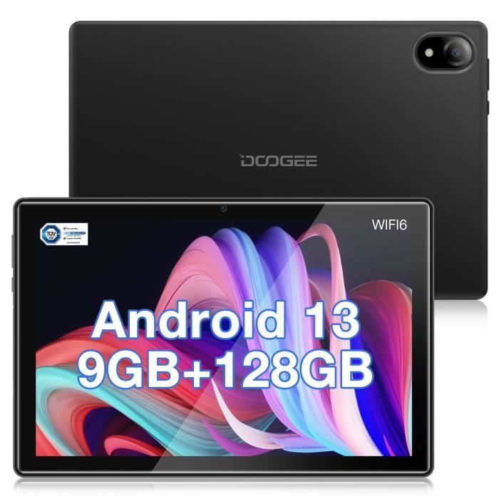 Tablette tactile DOOGEE U10 PC 10.1 HD Android 13 5060mAh Batterie 9+128  Go Widevine L1 WiFi6 TUV SÜD - Gris - Cdiscount Informatique