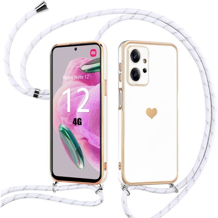 Coque avec cordon Xiaomi Poco F4 Pro en verre trempé transparent avec
