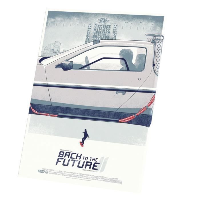 Tableau Décoratif Retour Vers Le Futur Deuxieme Film (30 cm x 40 cm) Cdiscount Maison