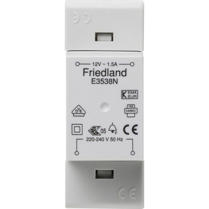 Transformateur Friedland 220V-240V 50Hz Vers 8V - Occasion En Bon état
