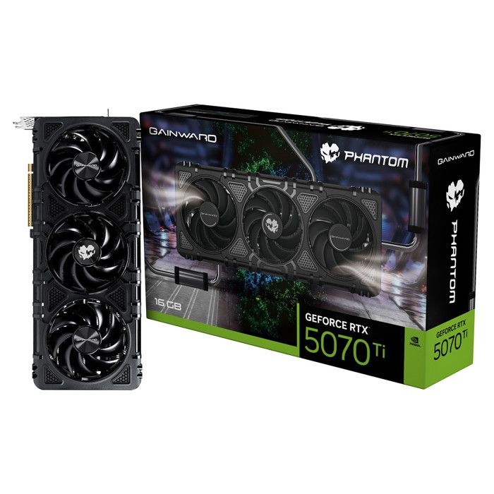 Carte graphique – Gainward – GeForce RTX 5070 Ti – 16 Go GDDR7 – DLSS 4 – HDMI/Tri DisplayPort