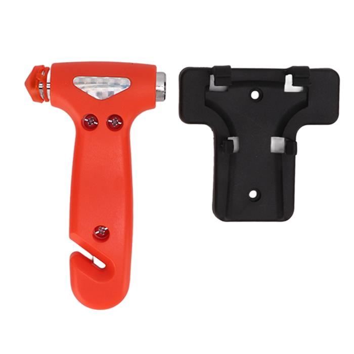 Angzhili Lot De 2 Coupe-Ceinture De Sécurité Rouge - Outil D'Urgence