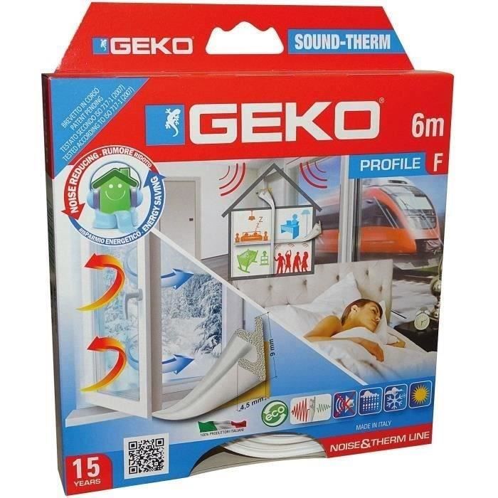 Ruban joint adhésif GEKO - Blanc - 6m - 47305