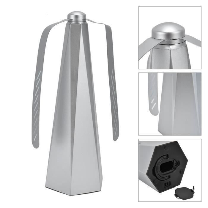 Ventilateur Anti-mouches De Table Rechargeable USB - Design Holographique - 2 Vitesses - Silencieux - Pour Intérieur Et Extérieur - Garde La Nourriture Propre - Matériau ABS - 3