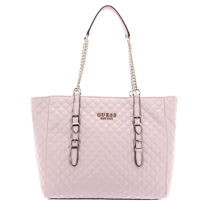 GUESS Adam Tote Pale Rose 208364 sac shopper sac a main rose Cdiscount Bagagerie Maroquinerie
