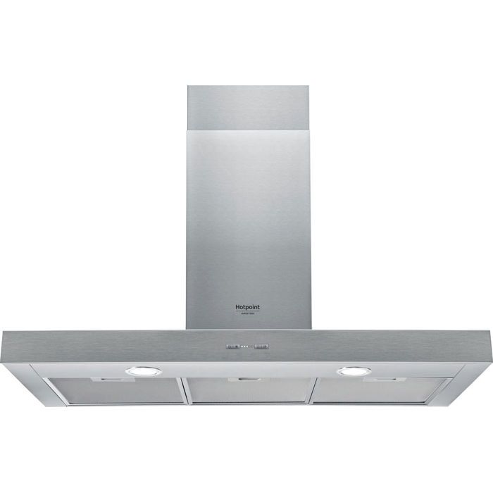 Hotte Aspirante Hotpoint HHBS9 7FLBX – Débit 713 m³/h, Éclairage LED