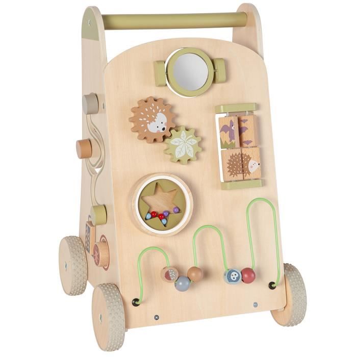 Trotteur Bebe Fille Garcon Jouet Enfant-Troteur Marche Jeux Bebe 1 An, Porteur Bebe Fille Chariot de Marche en Bois,Trotteur Bebe E - Cdiscount  Puériculture & Eveil bébé