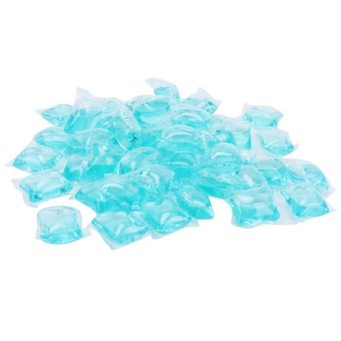 HURRISE Dosette à lessive 60PCS 8g Perle à linge 3 en 1 Dosettes de détergent à lessive