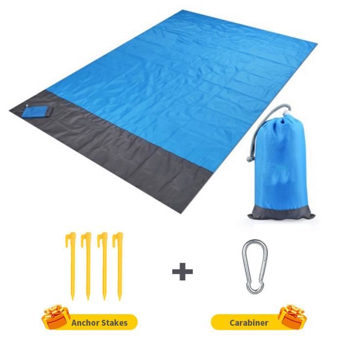 Tapis De Plage Imperméable - Motif Sable - Style Plage - Fabriqué Au Royaume-Uni