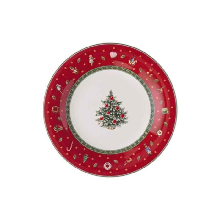 Assiettes à dessert - VILLEROY & BOCH - Toys Delight Specials - 215 cm - Porcelaine - Lot de 6 pièces