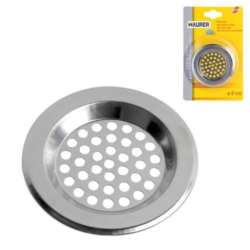 Argent Grille evier pour /évier de Douche sylbx 8 Pcs Filtre /évier Cuisine Passoires /évier Acier Inoxydable Cr/épine /Évier Mini Tamis d/évier Passoire Douche /à Cheveux de Bain ou de Cuisine
