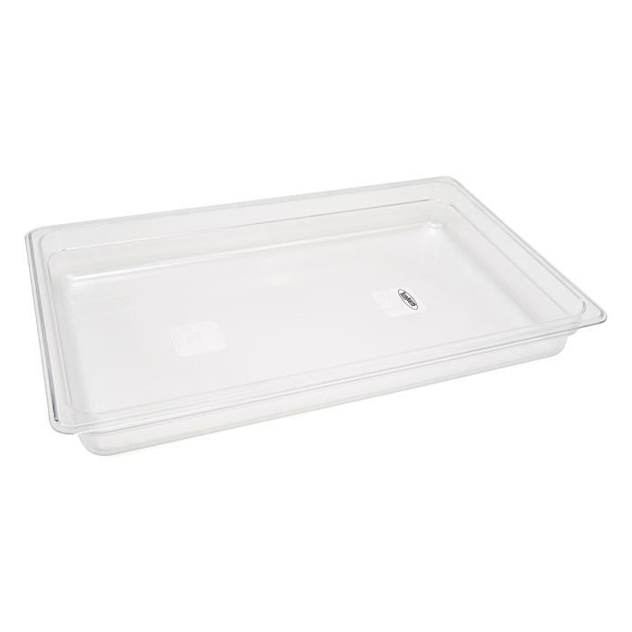 Bac Gastronorme inox GN 1/4 100mm Vogue - K819
