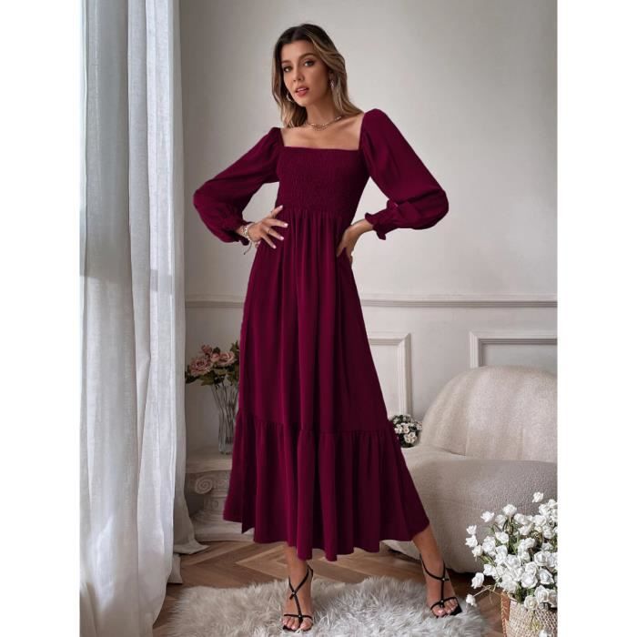 Robe colle carré 2025