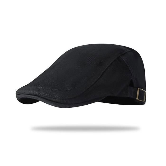 Bonnet Chaud Hiver Décontracté Casquette Béret Homme - Achat Casquette Beret Basque Noir Elosegui Bonnet Réglable Hiver Homme