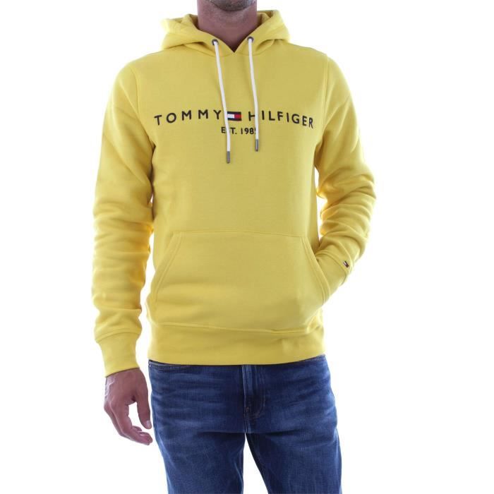 Sweat jaune tommy hilfiger homme online