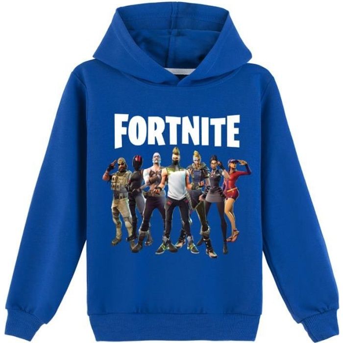 Sweat Capuche Fortnite Enfant Sweatshirt Hoodie Automne Manche