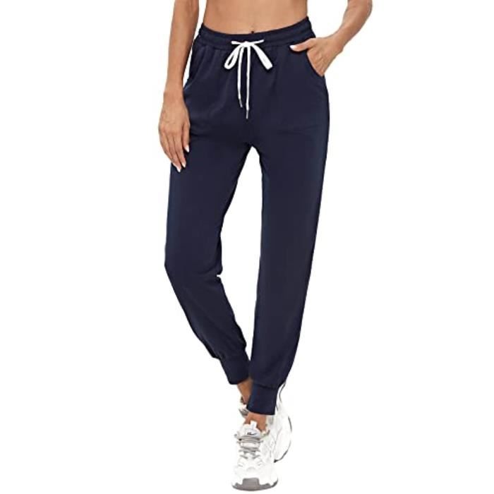 Pantalon D'entraînement Noir Sweet Dreem Taille L - Occasion Très Bon état, Motif Cœur Rose Légèrement Délavé
