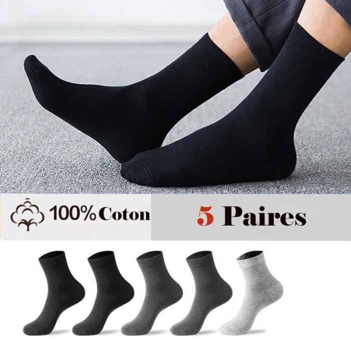 Lot de chaussette mi-longues homme paires Chaussettes
