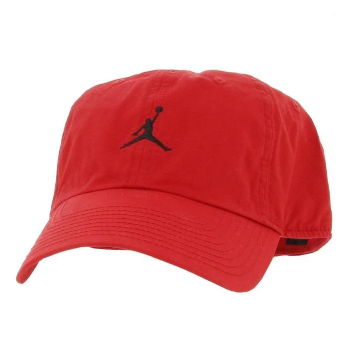 Casquette Jordan h86 jm washed cap - Nike Unique Rouge