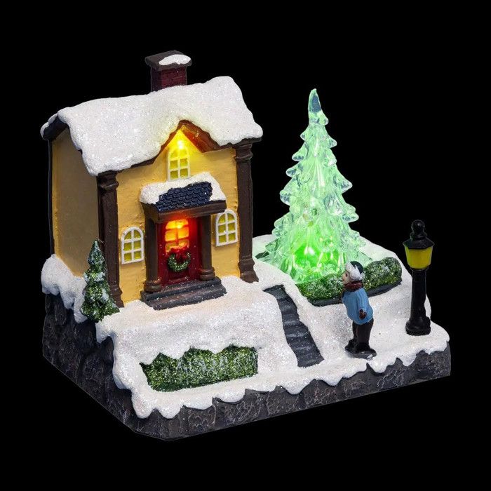 Diy un village de noël en carton façon maison en pain d épices