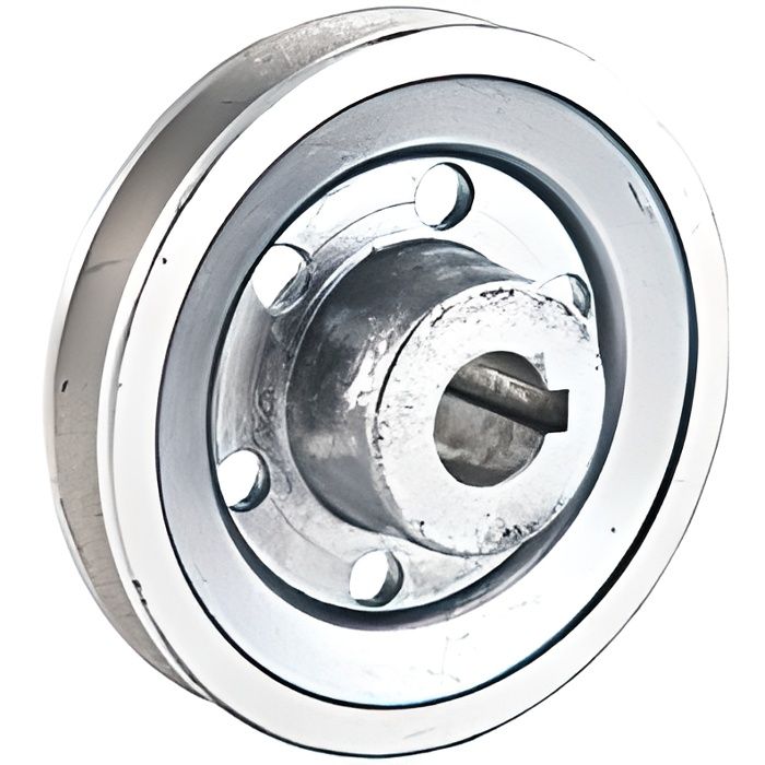 Poulie Moteur En Aluminium Type A - Diamètre 100 Mm - Pour Courroie Trapézoïdale - Neuf, Origine Chine
