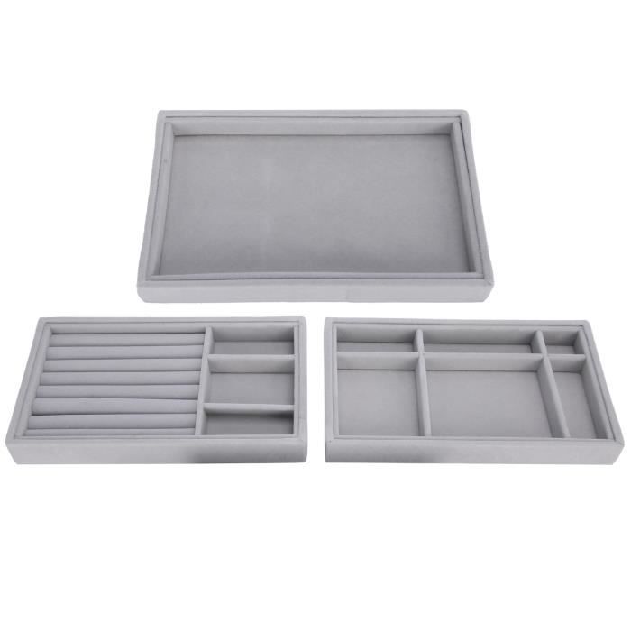 Étui De Présentation Pour Pierres Précieuses 7.8x5.7x2.5 Cm - Noir, Fait Main - Idéal Pour Collection Ou Vente