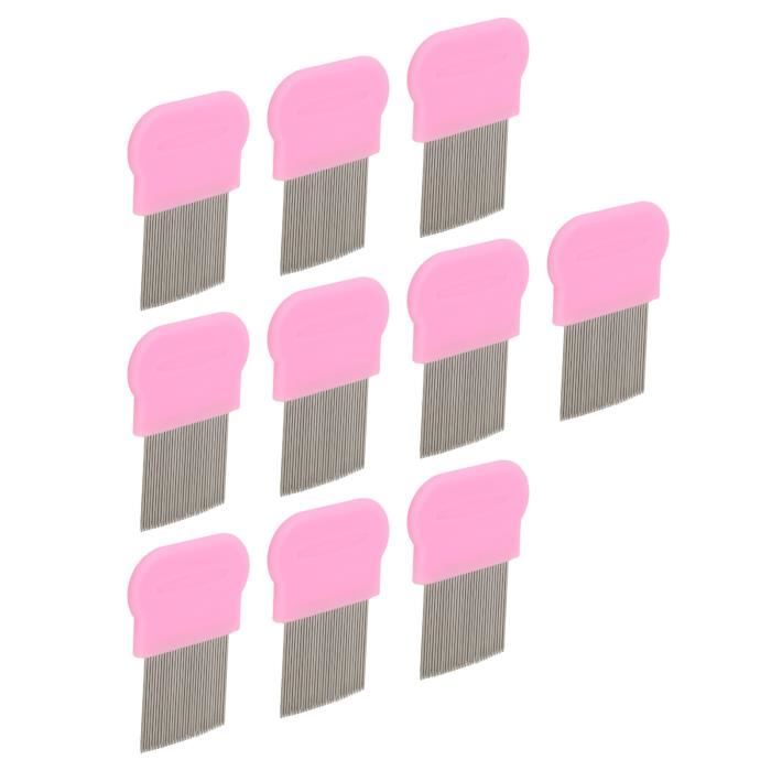 Peigne Anti-poux Ultra-fin En Acier Inoxydable - Pour Enfants, Adultes Et Animaux - Élimine Poux, Lentes Et Puces
